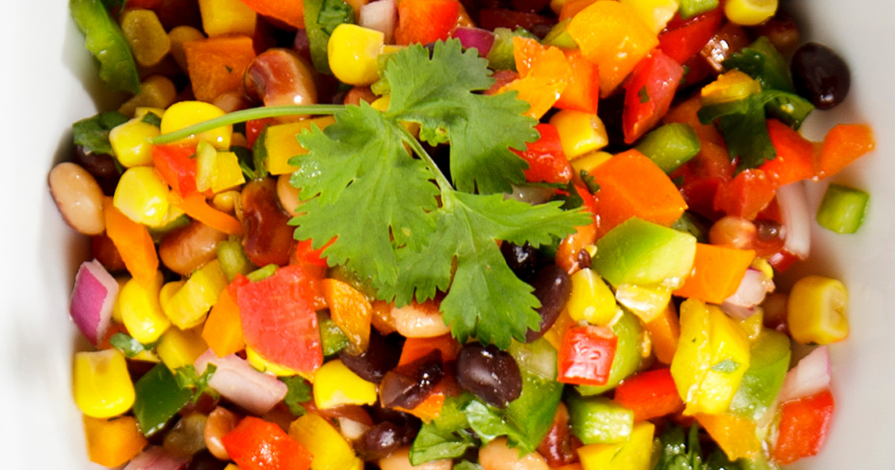 Three Bean and Avocado Salad Beyond Dental Health